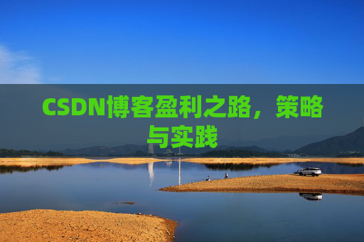 CSDN博客盈利之路，策略与实践